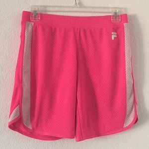 Pink FILA Gym Shorts